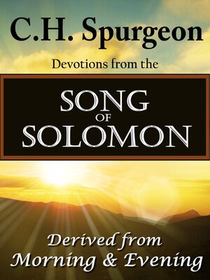 cover image of C.H. Spurgeon Devotions from the Song of Solomon